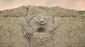Il rospo umanizzato trovato dagli archeologi in Perù nell'insediamento di Vichama