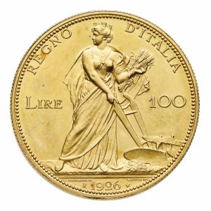 L'Italia rurale da 100 lire del 1926, battura per 85.400 euro