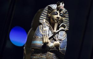 'Tutankhamun: Treasures of the Golden Pharaoh' Grande Halle of La Villette, a Parigi, EPA/IAN LANGSDON