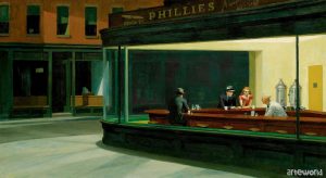 Edward Hopper. Nighthawks, 1942