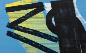 Hans Hartung and art informel, Mazzoleni Londra 2019, T1975-H37, 1975