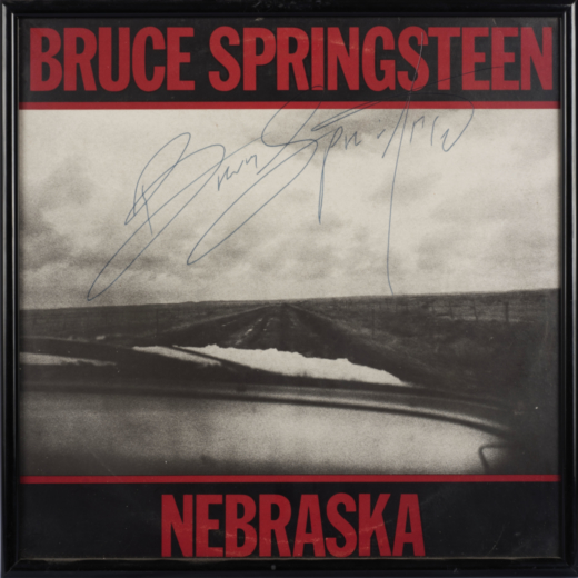 Lotto 27 BRUCE SPRINGSTEEN Album, 'Nebraska' Autografato Stima € 250 - 500