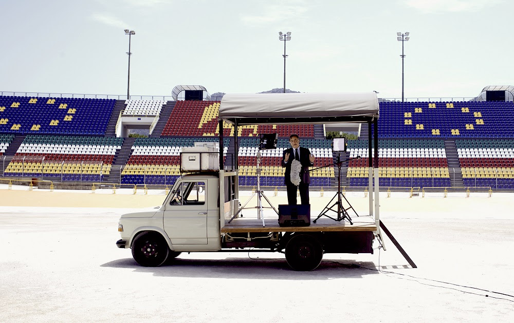 MASBEDO, Videomobile (Leoluca Orlando), 2019, video installazione, durata e dimensioni variabili. Courtesy In Between Art Film. Ph: Genny Petrott