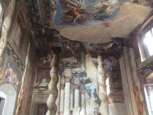 Affresco parete e soffitto Salone