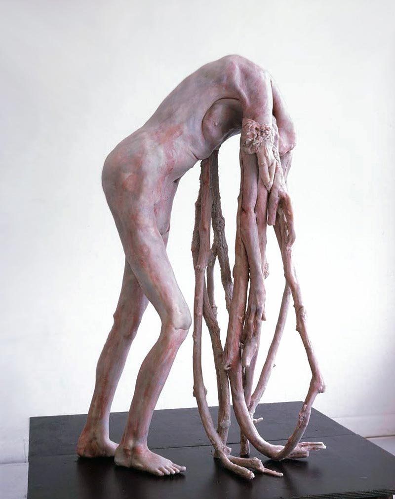 Pelle senza corpo: la scultura violenta di Berlinde De Bruyckere, a Torino