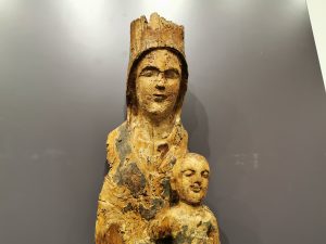 Sedes Sapientiae umbra di fine del Duecento, F & F Antichità, Perugia, Flashback 2019, Torino