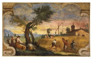 Guercino Pinacoteca Cento 2019 Guercino, Mietitura, 1615, affresco