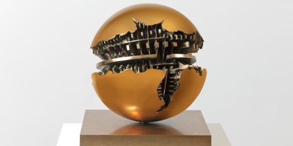 Arnaldo Pomodoro, 1926, Sfera, 1985, Bronze, 30 cm
