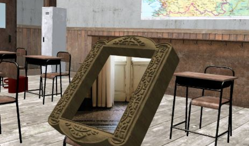 Aleksandra Domanović, screenshot da The Falseness of Holes, 2019 Courtesy Fondazione Arnaldo Pomodoro