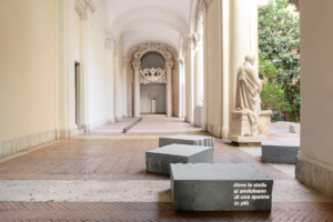 Giovanni Anselmo. Entrare nell’opera, Accademia Nazionale di San Luca (foto Andrea Veneri)