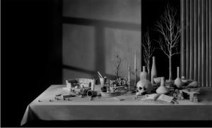 Hans Op De Beeck, Vanitas, 2011, 108,1 x 163,1 cm, Lambda print mounted on dibond back in wooden fram e; Credit: Collezione Fabio Castelli (Milano Italia); Courtesy Galleria Continua San Gimignano / Beijing / Les Moulins / Habana