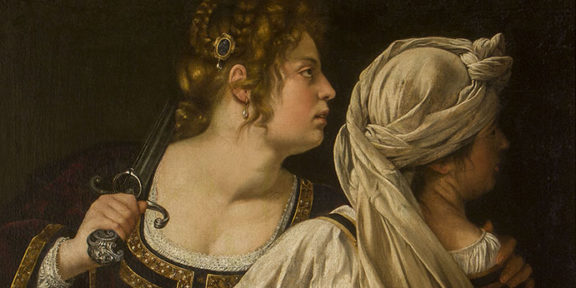 Artemisia Gentileschi, Giuditta e la fantesca Abra