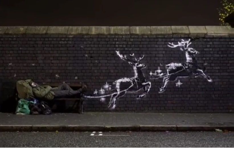 Banksy, screen del video