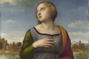 Raffaello, Santa Caterina d'Alessandria, 1518 (circa), The National Gallery, Londra