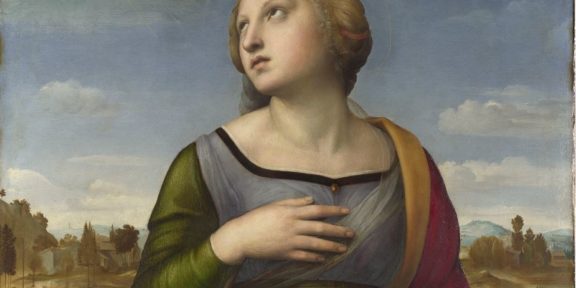 Raffaello, Santa Caterina d'Alessandria, 1518 (circa), The National Gallery, Londra