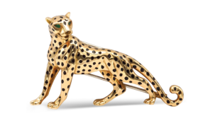 Lotto 70 - Cartier collezione Panthère ANNI 70/80. Spilla pantera in oro giallo 18kt. EUR 1.500,00 / 2.000,00