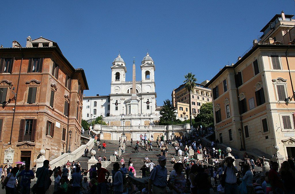 Chiesa e Convento della Trinità dei Monti: quinta scenografica di Roma