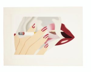 Tom Wesselmann (1931-2004), Smoker, 1976.
