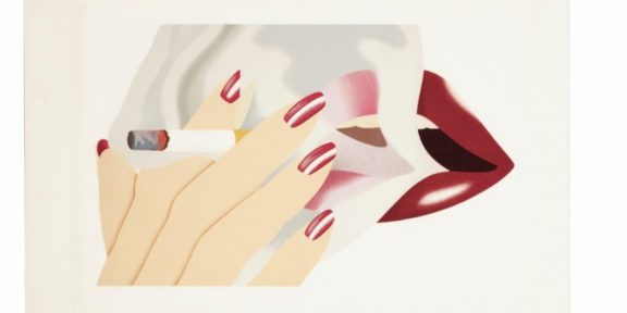 Tom Wesselmann (1931-2004), Smoker, 1976.