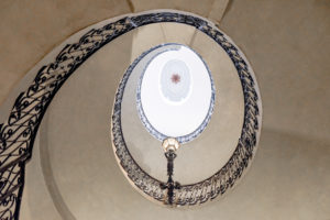 Palazzo Maffei (dettaglio della scala elicoidale), Verona