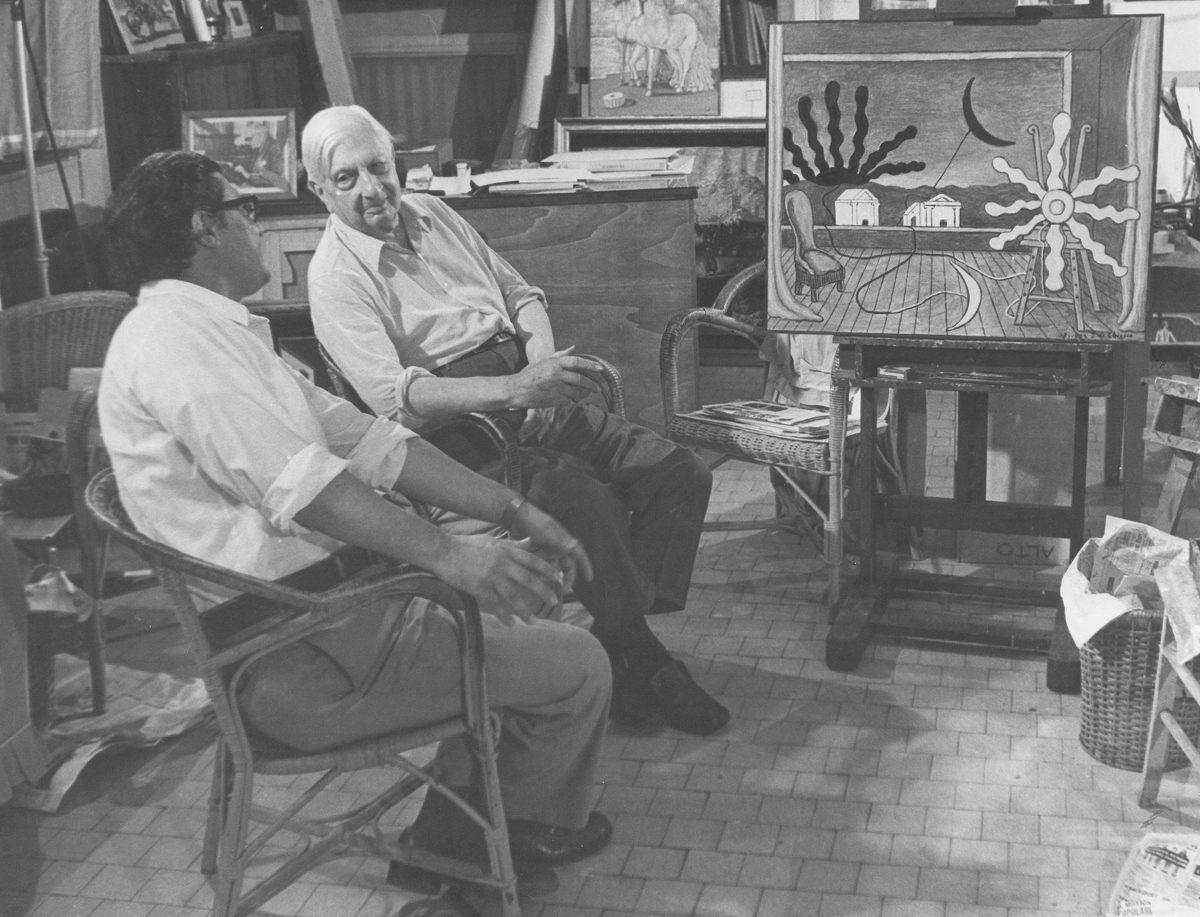 Il sole sul cavalletto. L'opera che de Chirico realizzò