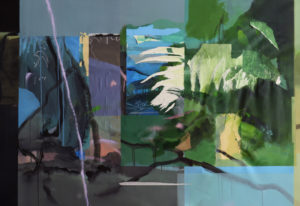 Land Flag 2019 110 x 166 cm mista su tela