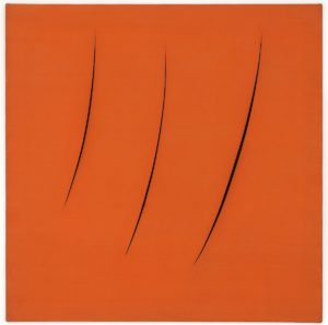 Lucio Fontana, 'Concetto Spaziale, Attese,' 1959, oil on canvas. Photo by Marco Anelli. Courtesy the Olnick Spanu Collection