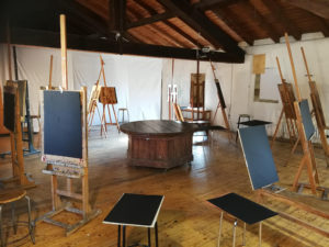 Stefano Scheda, Scuola libera del nudo (performance), 2020. Courtesy l'artista e Galleria Fumagalli Milano