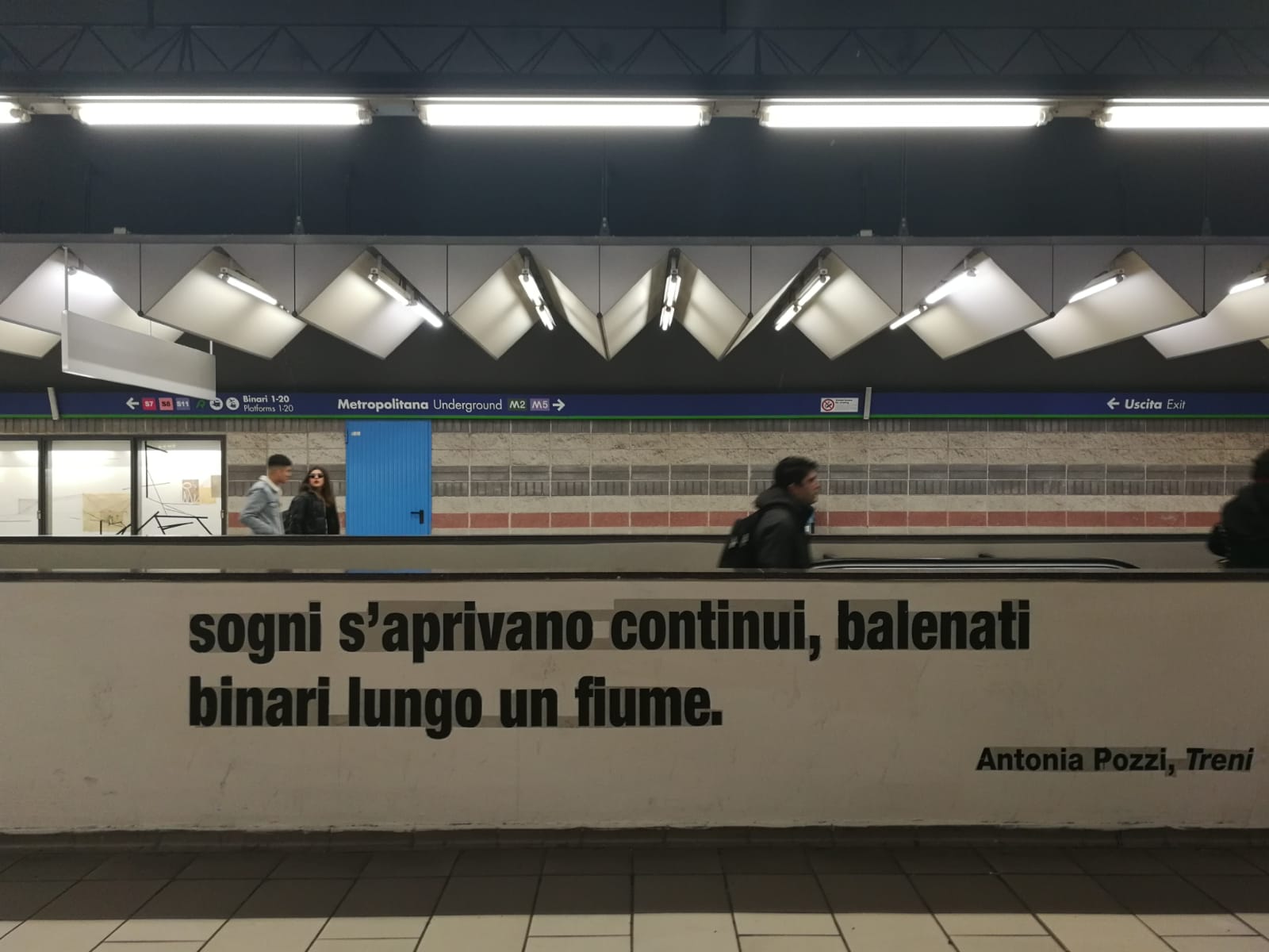 Poesia lungo la stazione: Vittorio Sereni e Antonia Pozzi si ricongiungono a Milano