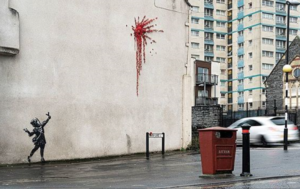 murale di banksy a san valentino