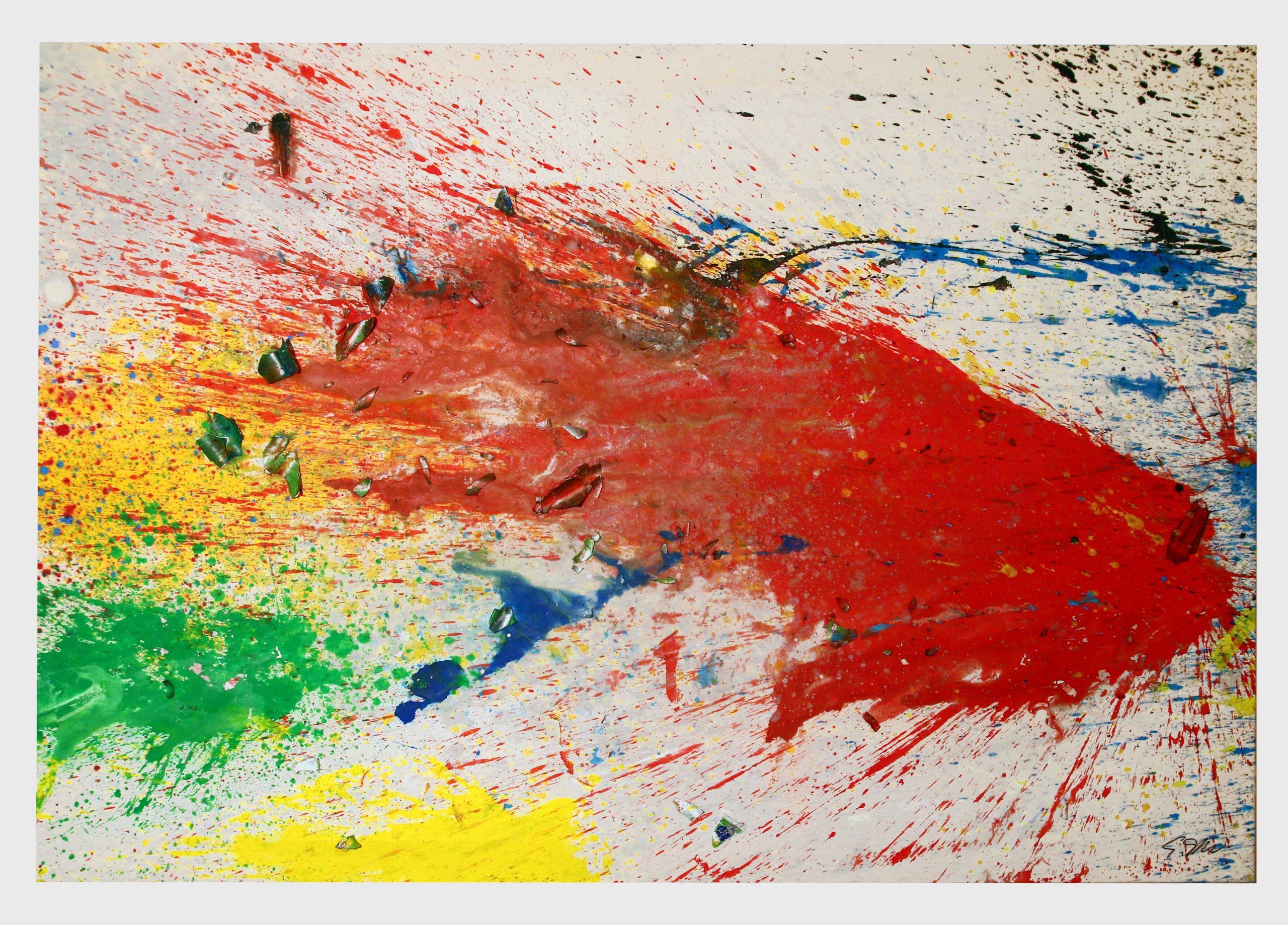 Crash! Le esplosioni di caos e colori di Shozo Shimamoto a Milano