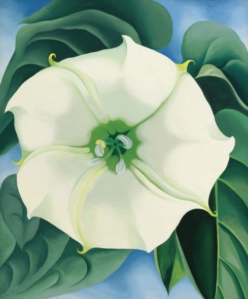 Georgia O’Keeffe’s, Jimson Weed/White Flower No. 1, (1932) 