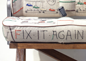 FixItAgainTony, Tapisserie de Mirafiori, 2017, detail, courtesy Zazzaro Otto