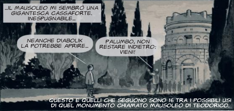 Il Mausoleo di Teodorico a Ravenna nei fumetti di Giuseppe Palumbo