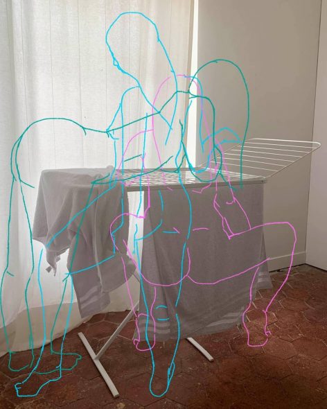 Kamilia Kard, I’m thinking of you, Digital Print on Fine Art Paper, March 2020 Da: #ARTISTSINQUARANTINE @artistsinquarantine https://www.instagram.com/p/B94ZD3qoMjg/