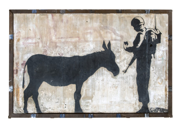 L'opera di Banksy a Betlemme (2007)