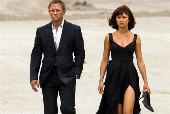 Olga Kurylenko e Daniel Craig in Quantum of Solace, 007. (2008)