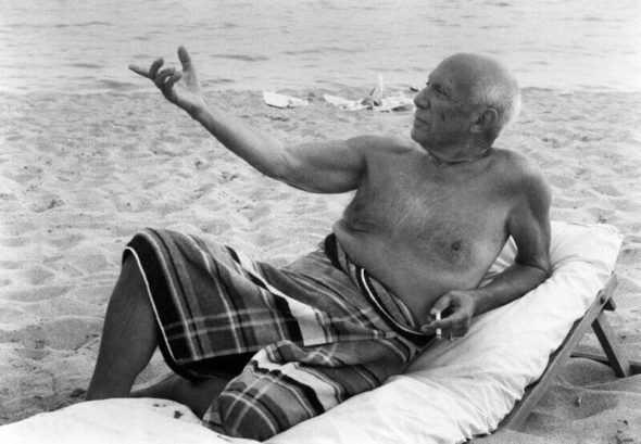 Pablo Picasso. Sulla spiaggia