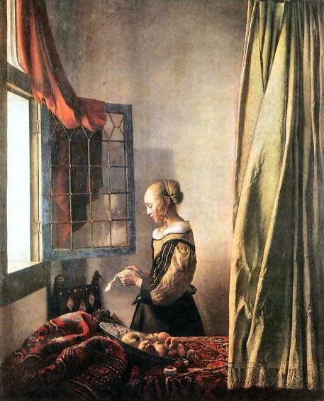 Jan Vermeer, Ragazza che legge una lettera