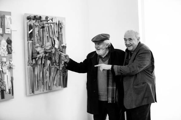 Daniel Spoerri et Gino Di Maggio, 2014 ©DR