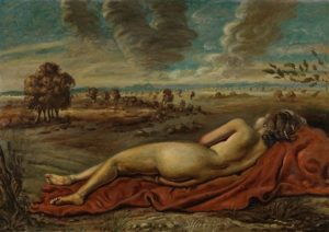 Giorgio de Chirico, Nudo in un paese
