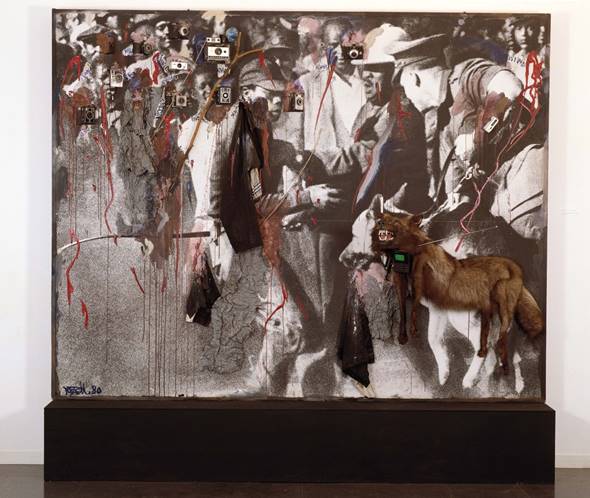Wolf Vostell, Les fluxistes sont les nègres de l'histoire de l'art, 1980