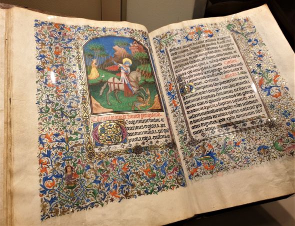 Meraviglioso (e di grande formato) Libro delle Ore miniato realizzato a Bruges nel 1440, da Les Enluminures