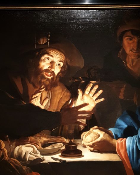 Cena in Emmaus di Mathias Stom da Salomon Liliam