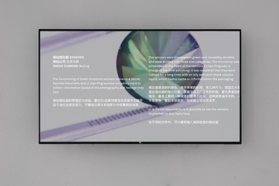 Green Diamond (website), installationview, I:project Space, Beijing