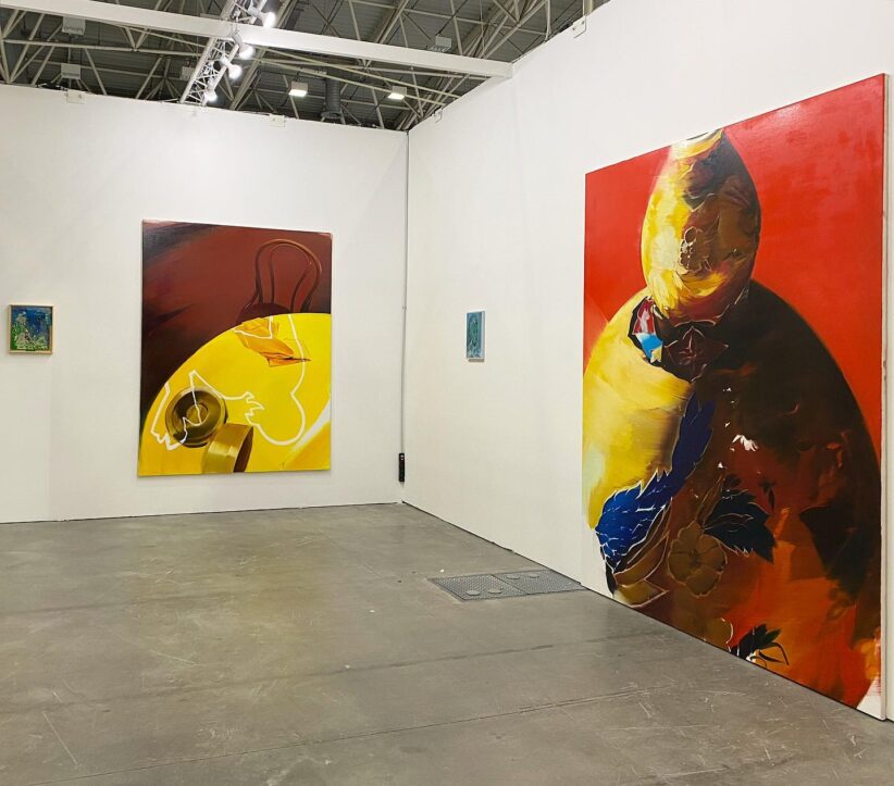 Andrea Fontanari, Arte Fiera Bologna, Pittura XXI, Exhibition view stand Boccanera Gallery. 2020 Courtesy Boccanera