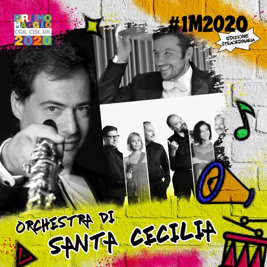 L'Orchestra di Santa Cecilia al concerto del Primo Maggio 2020, Facebook