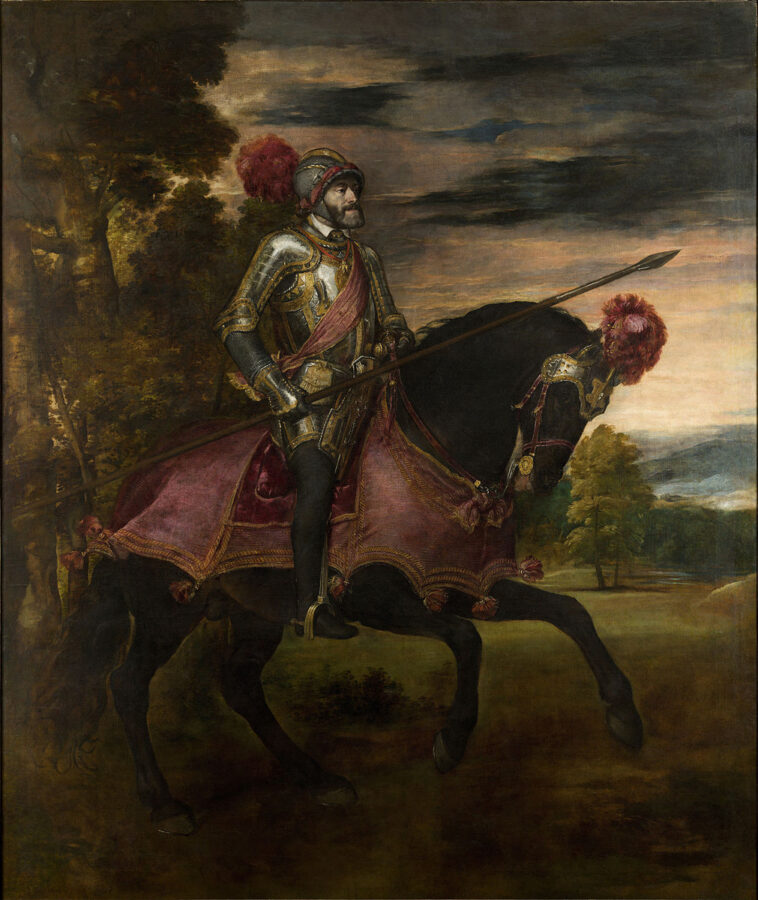 Ritratto di Carlo V a cavallo, di Tiziano