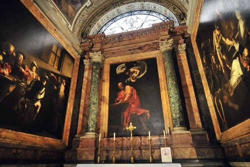 Caravaggio, Storie di San Matteo, Roma, San Luigi dei Francesi, Cappella Contarelli.