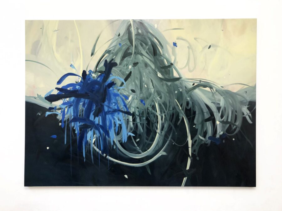 Elisa Muliere _ In the danger of your arms, 2020, oil on canvas, 145x200 cm